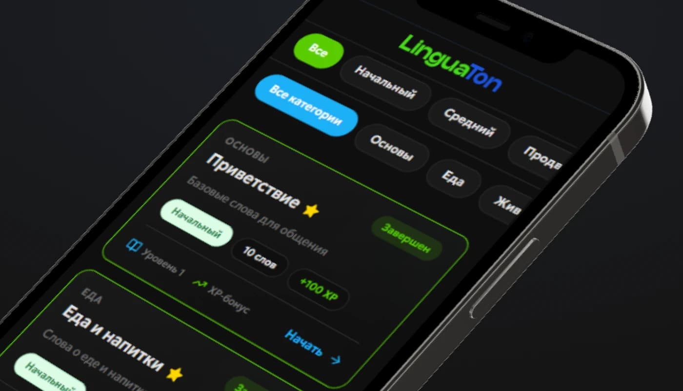 LinguaTon - learning system